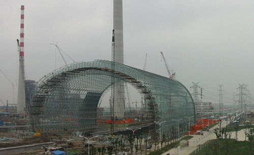 吉林發(fā)電廠球形網(wǎng)架