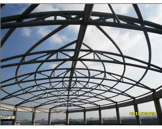 福建中煤朔州賓館管桁架工程