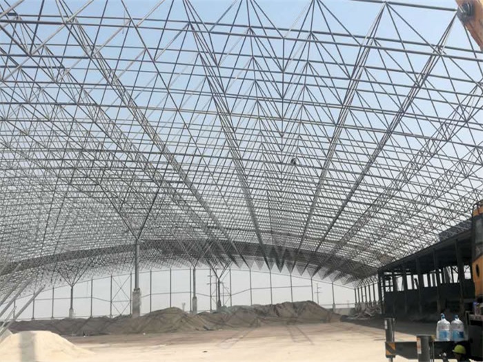 哈爾濱韓城鋼廠料倉網架工程